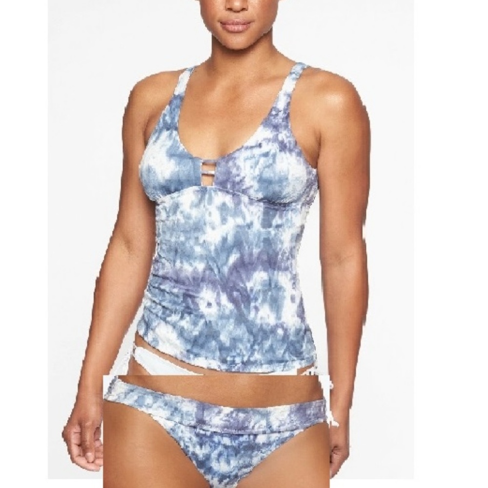 NWT Athleta Tulum 2Pc Tankini Swimsuit Small v808